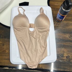 Never worn, Spanx one piece, low cut body suit